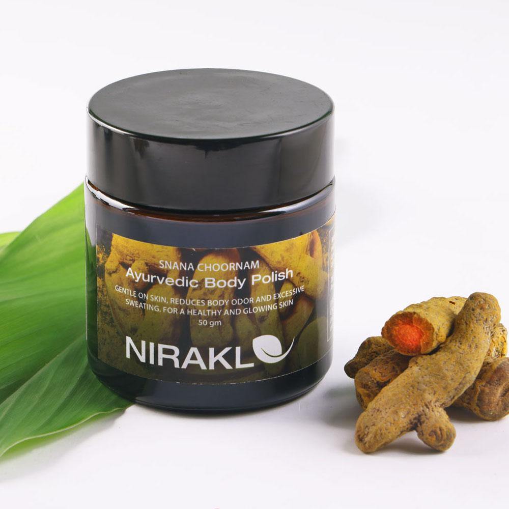 Ayurvedic Body Scrub | Nirakle Snana Choornam | For a Refreshed & Glowing to your Skin - Nirakle