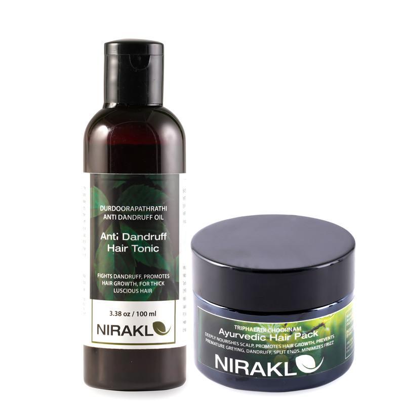 Nirakle Anti Dandruff Haircare Kit (Pack of 2) - Nirakle
