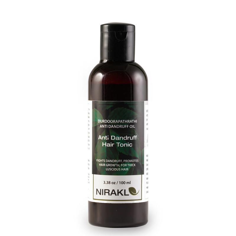 Anti Dandruff Hair Tonic | Nirakle DurdooraPathradi Anti Dandruff Oil | Ayurvedic Hair Oil | For Thick Luscious Hair - Nirakle