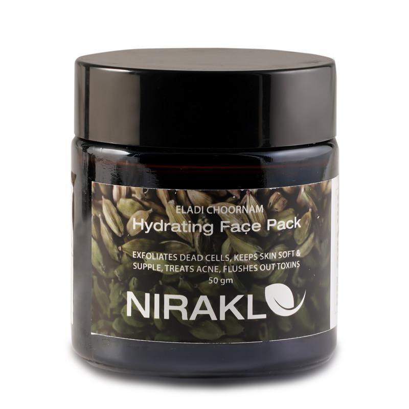 Hydrating Face Pack | Nirakle Eladi Choornam | For Skin Exfoliation, Deep Cleansing | For Skin Detoxification - Nirakle