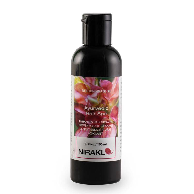 Ayurvedic Hair Spa | Nirakle NeeliBringadi Hair Oil - Nirakle