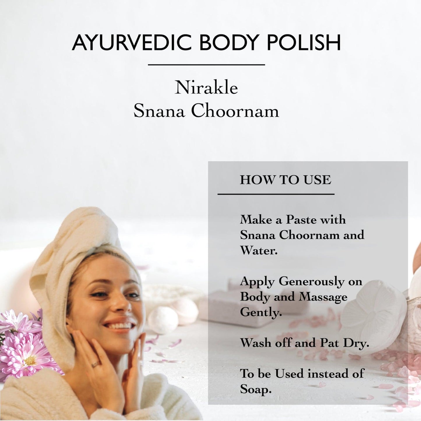 Ayurvedic Body Scrub | Nirakle Snana Choornam - Nirakle